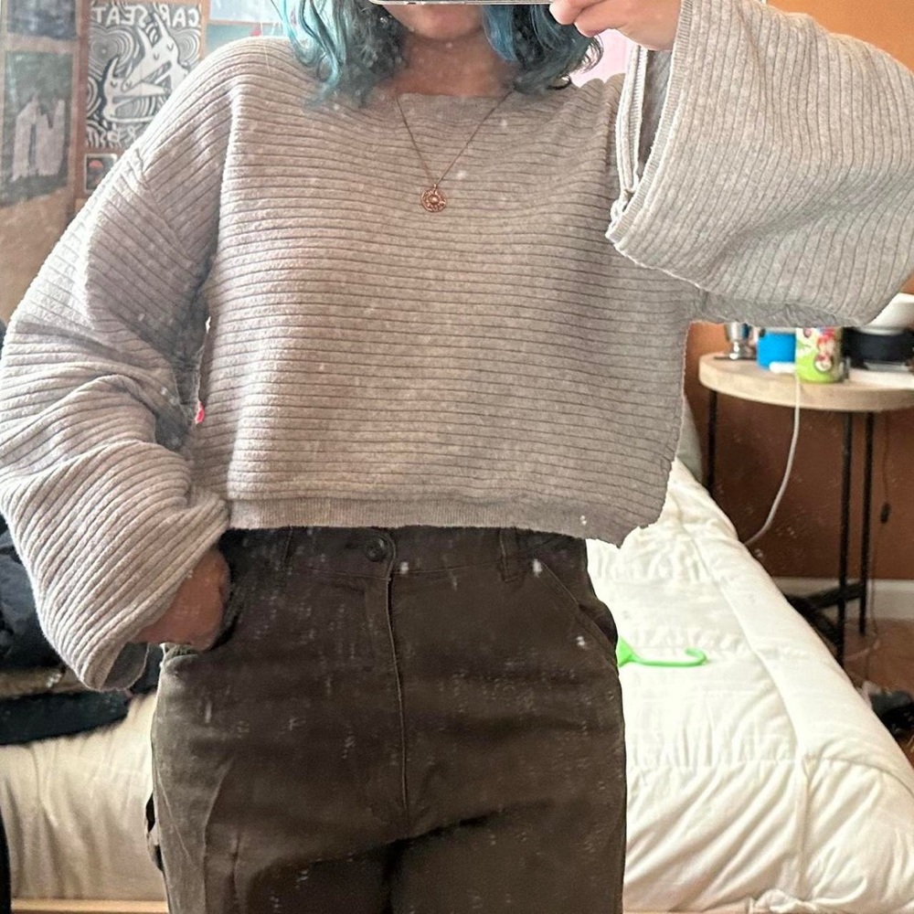 Grey Long Sleeve Shirt